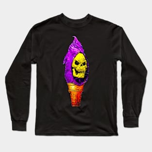 Skull Ice Cream Shirt Long Sleeve T-Shirt